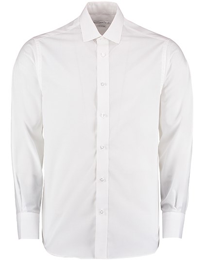 Kustom Kit - Men´s Tailored Fit Business Poplin Shirt Long Sleeve