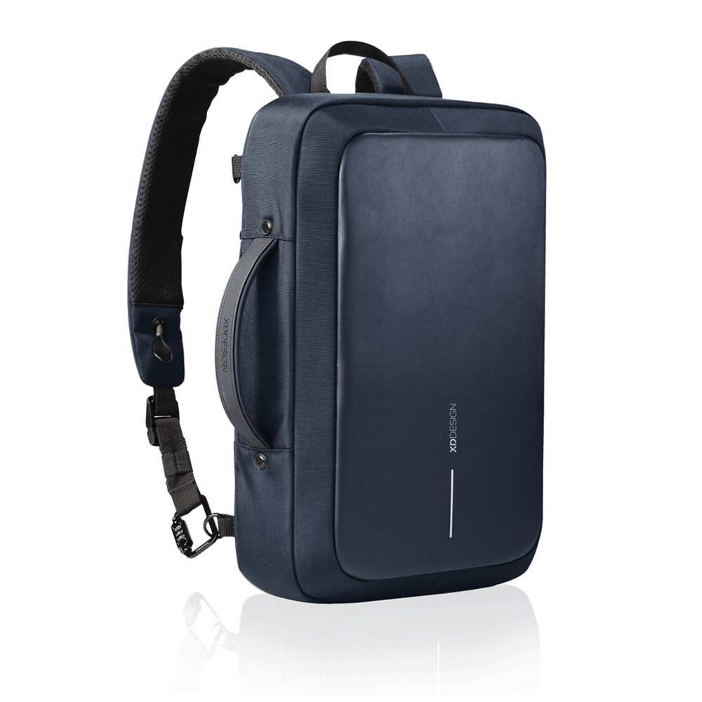 Bobby Bizz 2.0 Anti-Diebstahl Rucksack & Aktentasche - navy blau, navy blau (± PMS 2767/ ± PMS 289)
