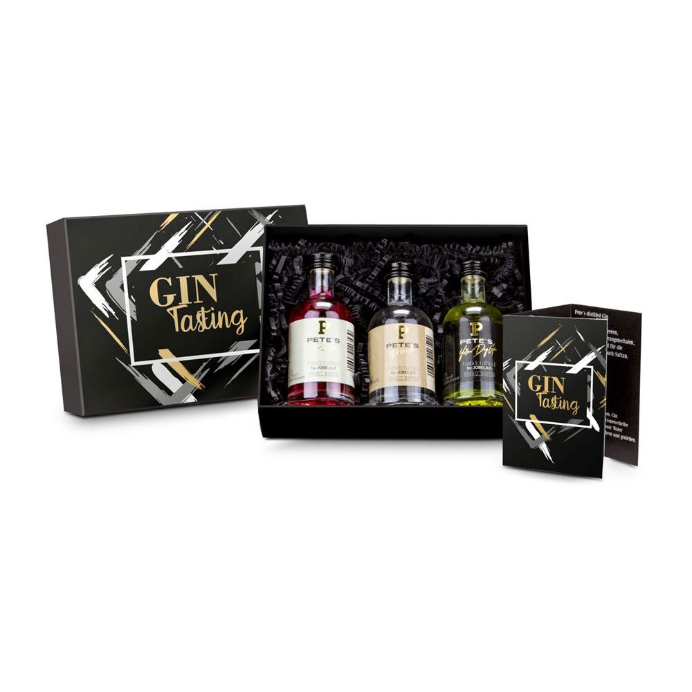 Gin-Tasting, 3 exklusive Gin-Sorten