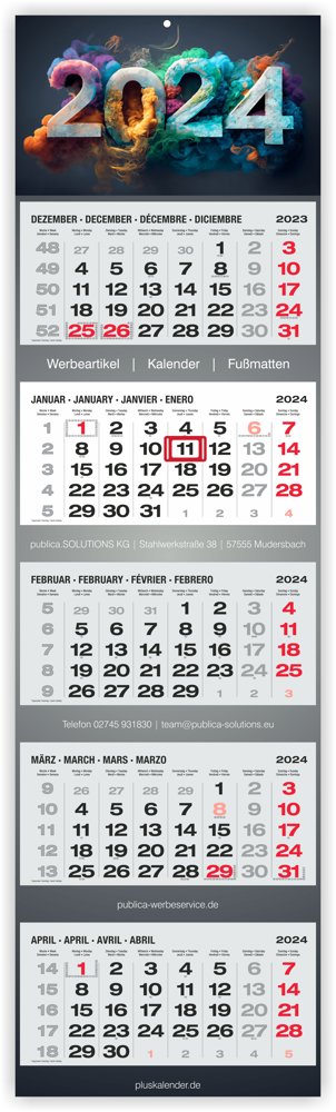5-Monatskalender PLUS S