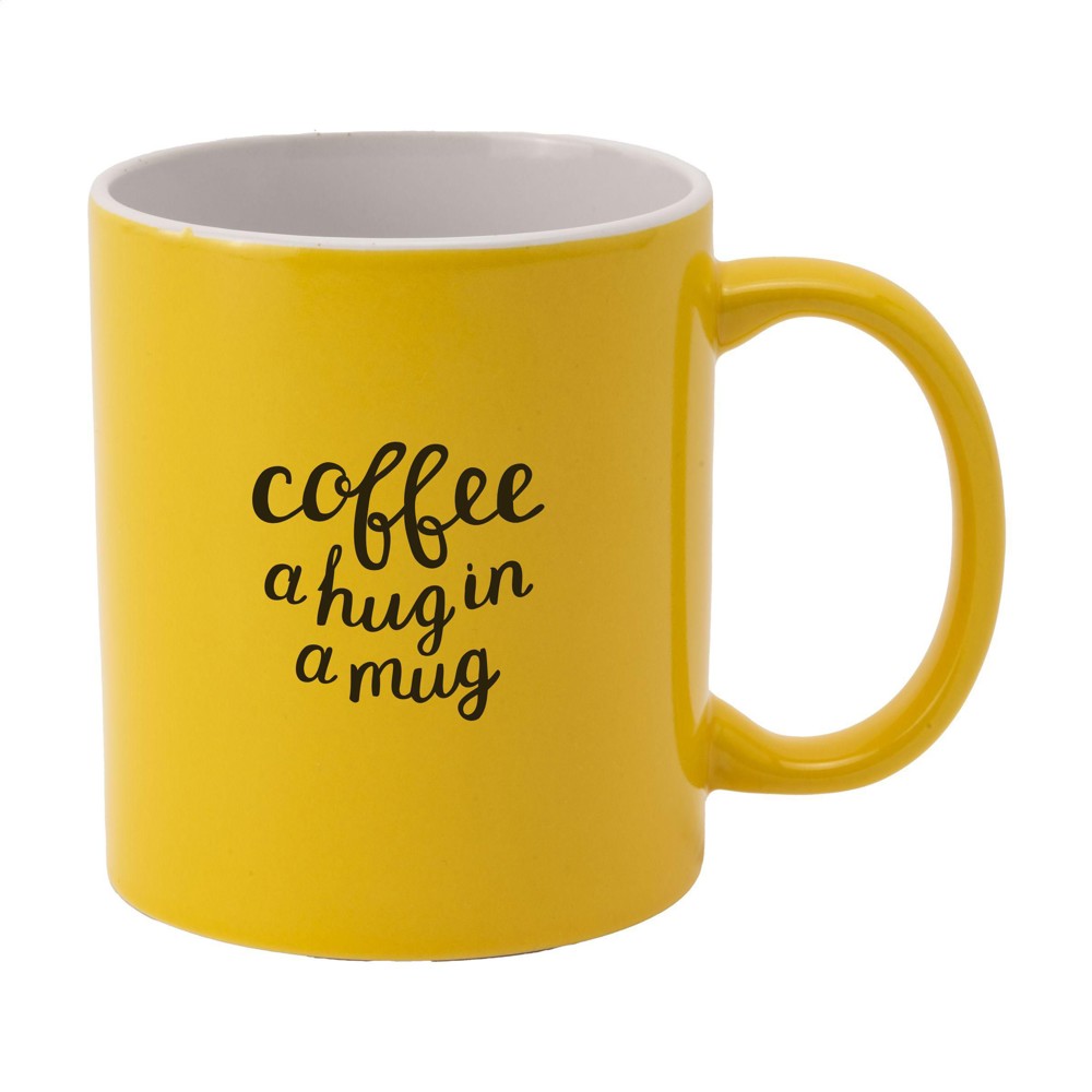 Kitty Mug Colour 350 ml Tasse - gelb (± PMS 7406)