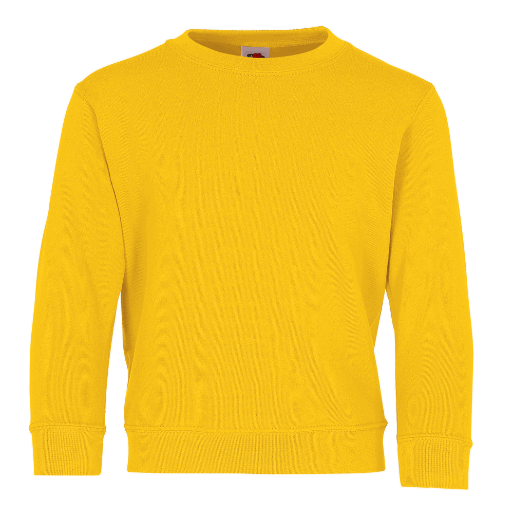 620410 - Kids Classic Set-In Sweat, sonnenblumengelb, 164