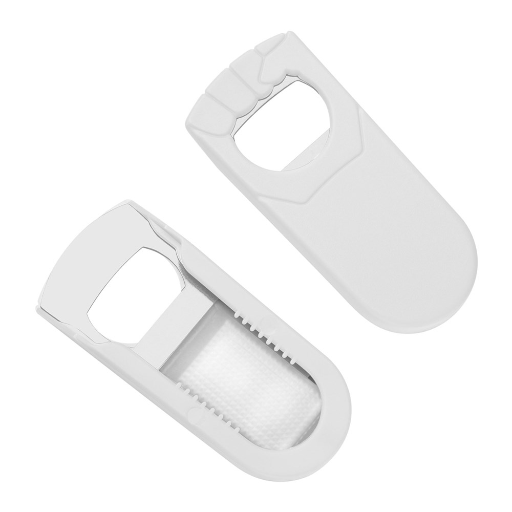 Flaschenöffner mit Verschluss "Faust" - weiß