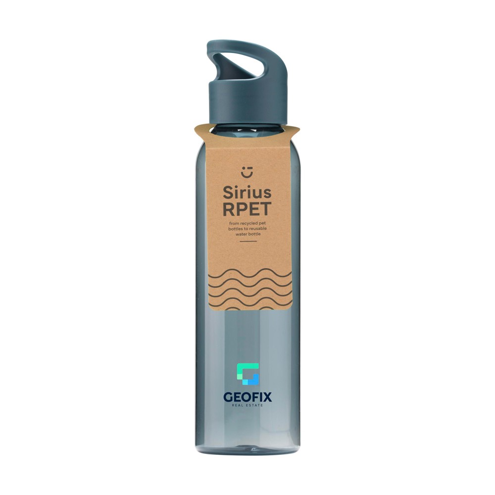 Sirius RCS RPET 650 ml drinking bottle - marineblau/grau (± PMS 7545C)