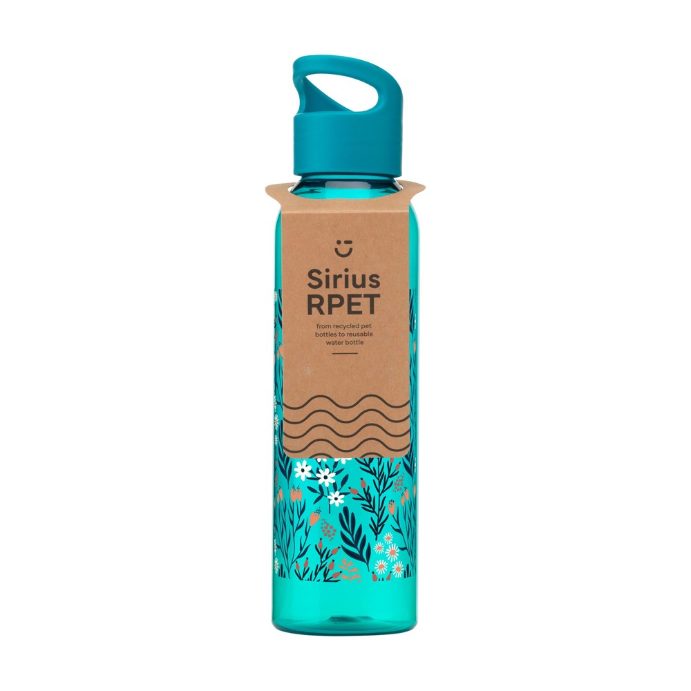 Sirius RCS RPET 650 ml drinking bottle - türkis (± PMS 7467)
