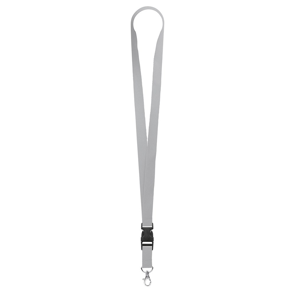 Schlüsselband/Lanyard "Standard" - Silber (ca. Pantone 877C)