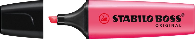 STABILO BOSS ORIGINAL Leuchtmarkierer, rot - pink
