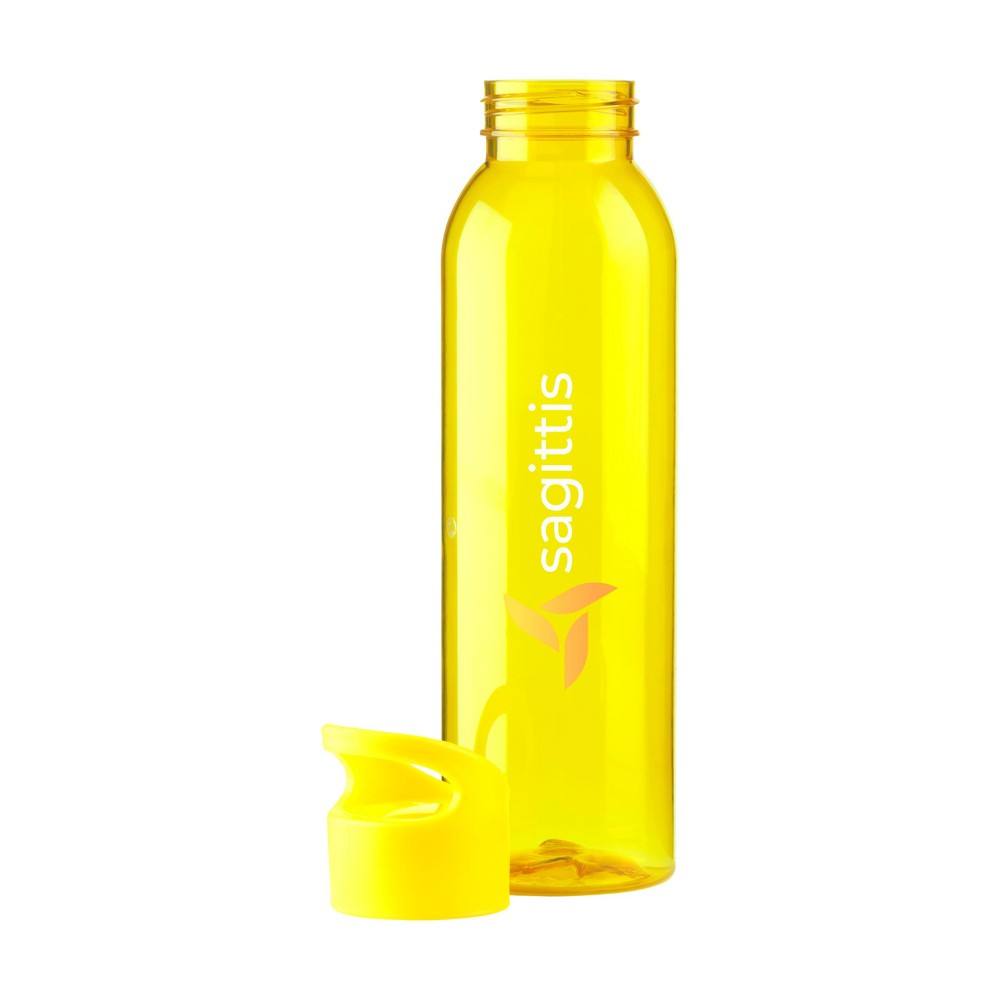 Sirius RCS RPET 650 ml drinking bottle - transparent gelb (± PMS 115)