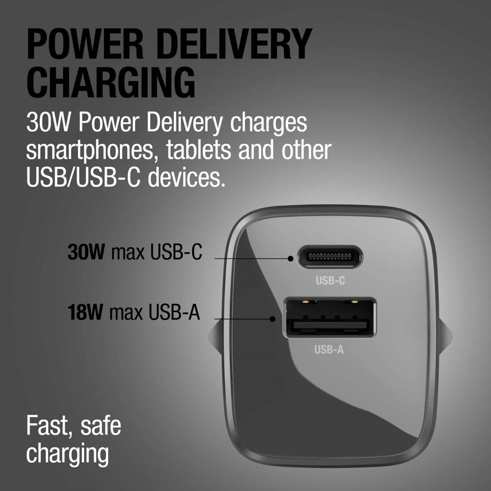 Fresh 'n Rebel 30W Schnellladegerät GaN USB-C &amp; USB-A