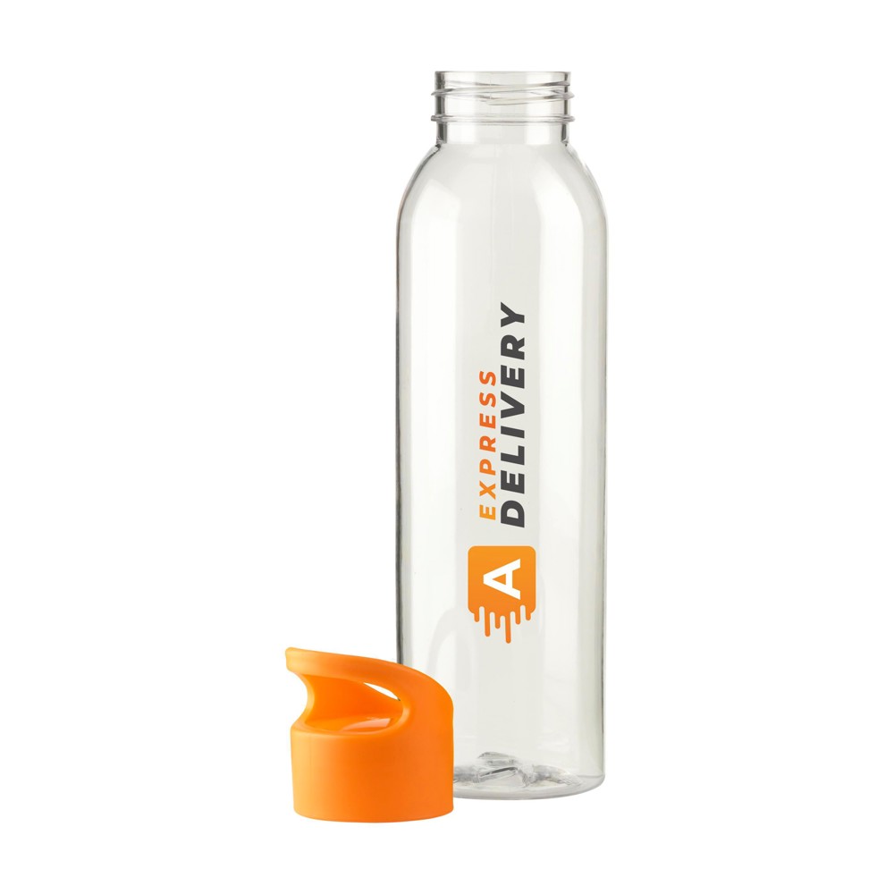 Sirius RCS RPET 650 ml drinking bottle - transparent orange (± PMS 2018)