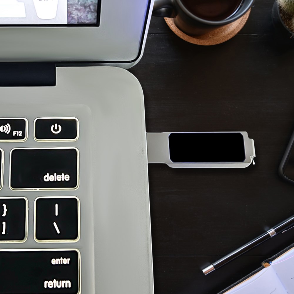 FlashGlow USB Stick-Silber-1 GB